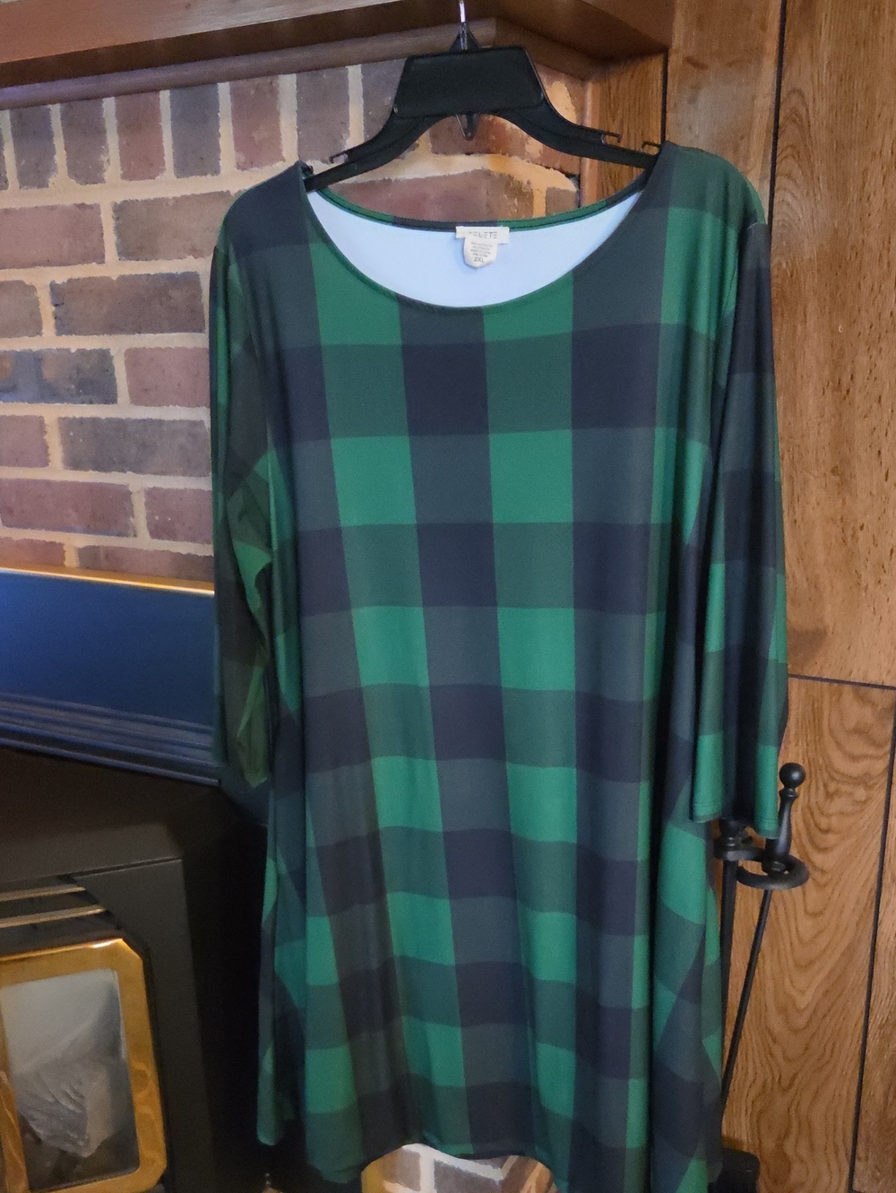 Yelete buffalo Plaid  Dress